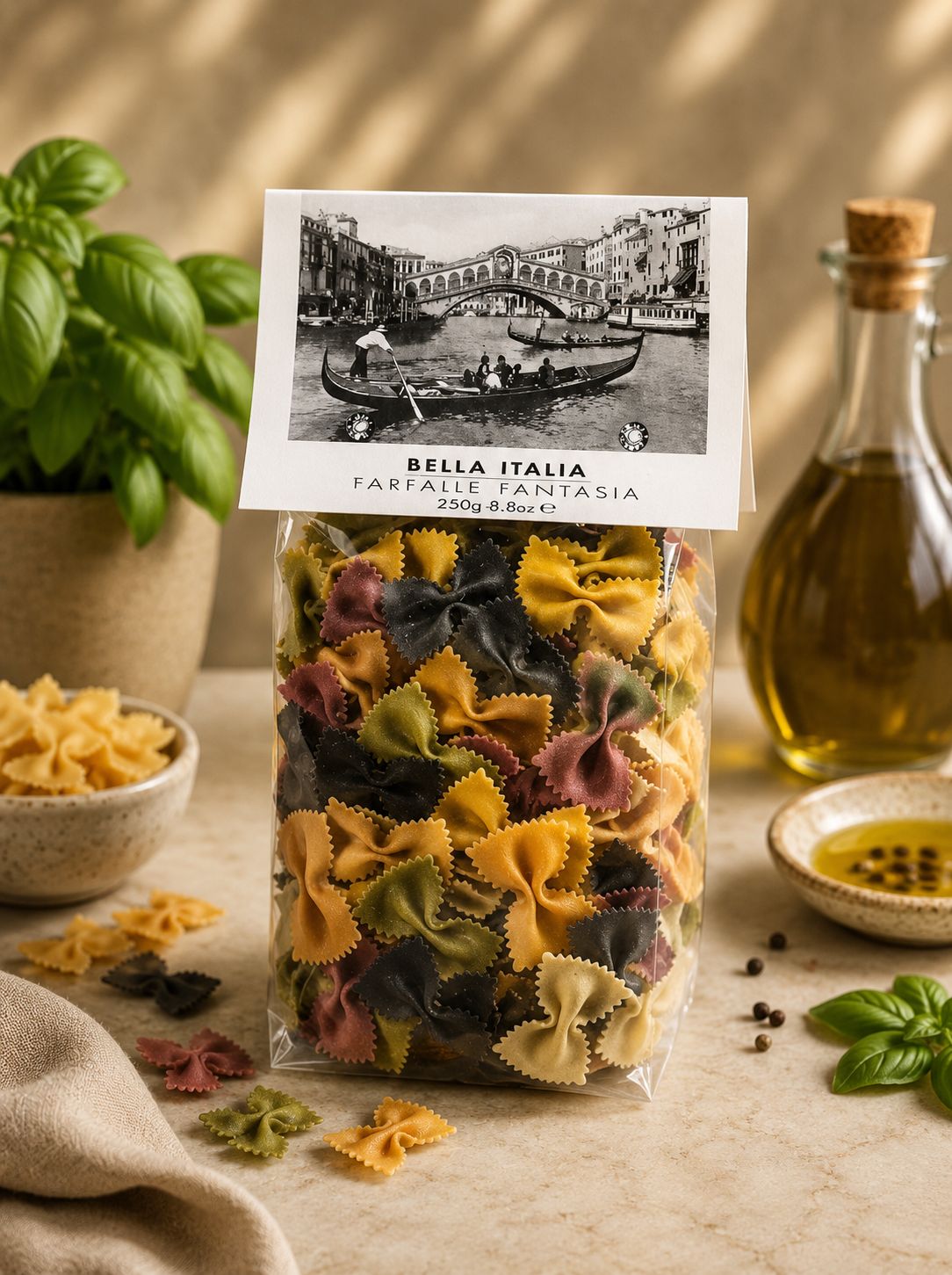 Farfalle met 6 smaken - 250gr
