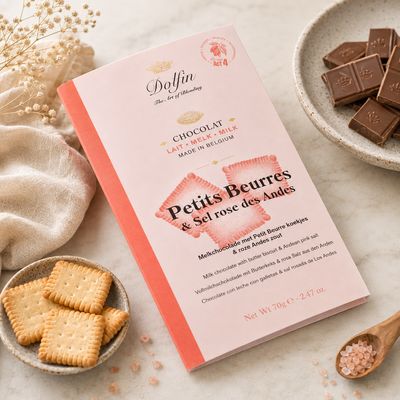 Tablet Melkchocolade &amp; Petit Beurre - 70gr