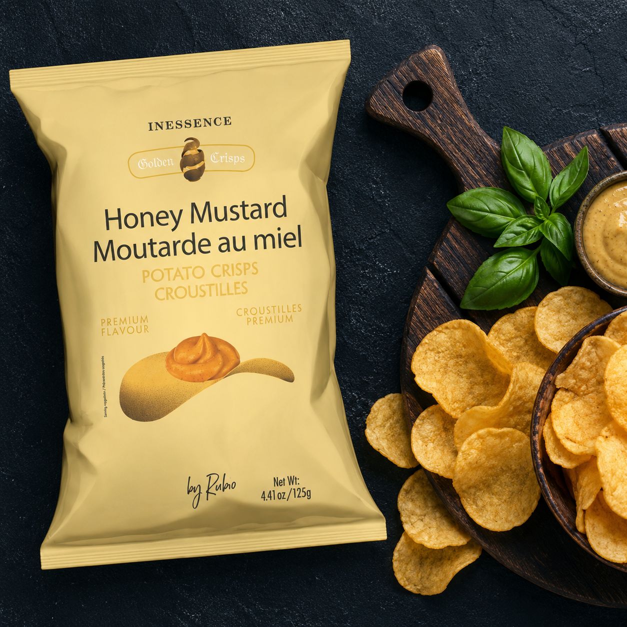 Chips Honing &amp; Mosterd - 125gr