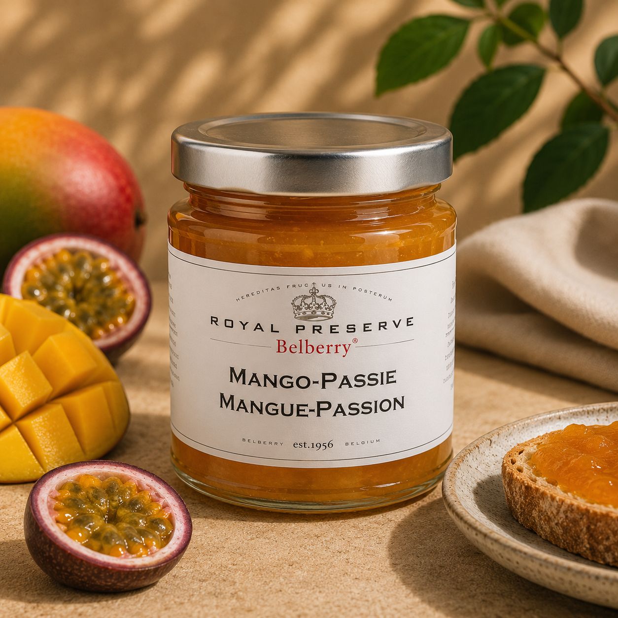 Mango &amp; Passievrucht Confituur - 215gr