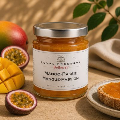 Mango &amp; Passievrucht Confituur - 215gr