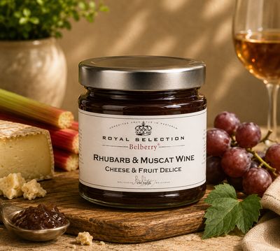 Rabarber &amp; Muscat Konfijt - 130gr