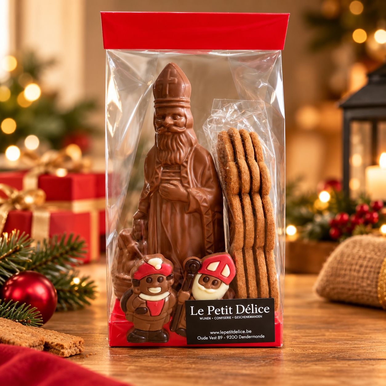 Sint Pakket 18cm (Speculoos &amp; Caraques)