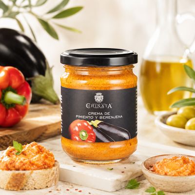 Tapenade Rode Paprika &amp; Aubergine - 180gr