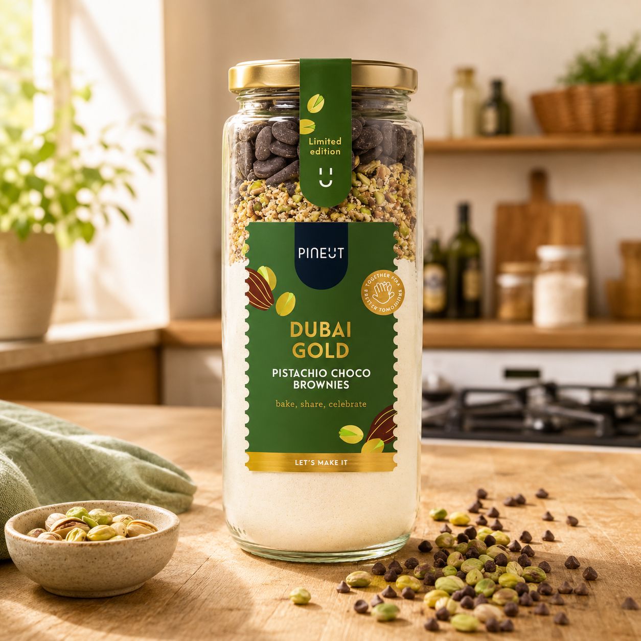Dubai Gold Browniemix