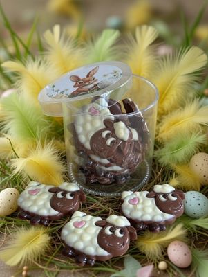 Cellofaanbuisje met Caraques - 140gr