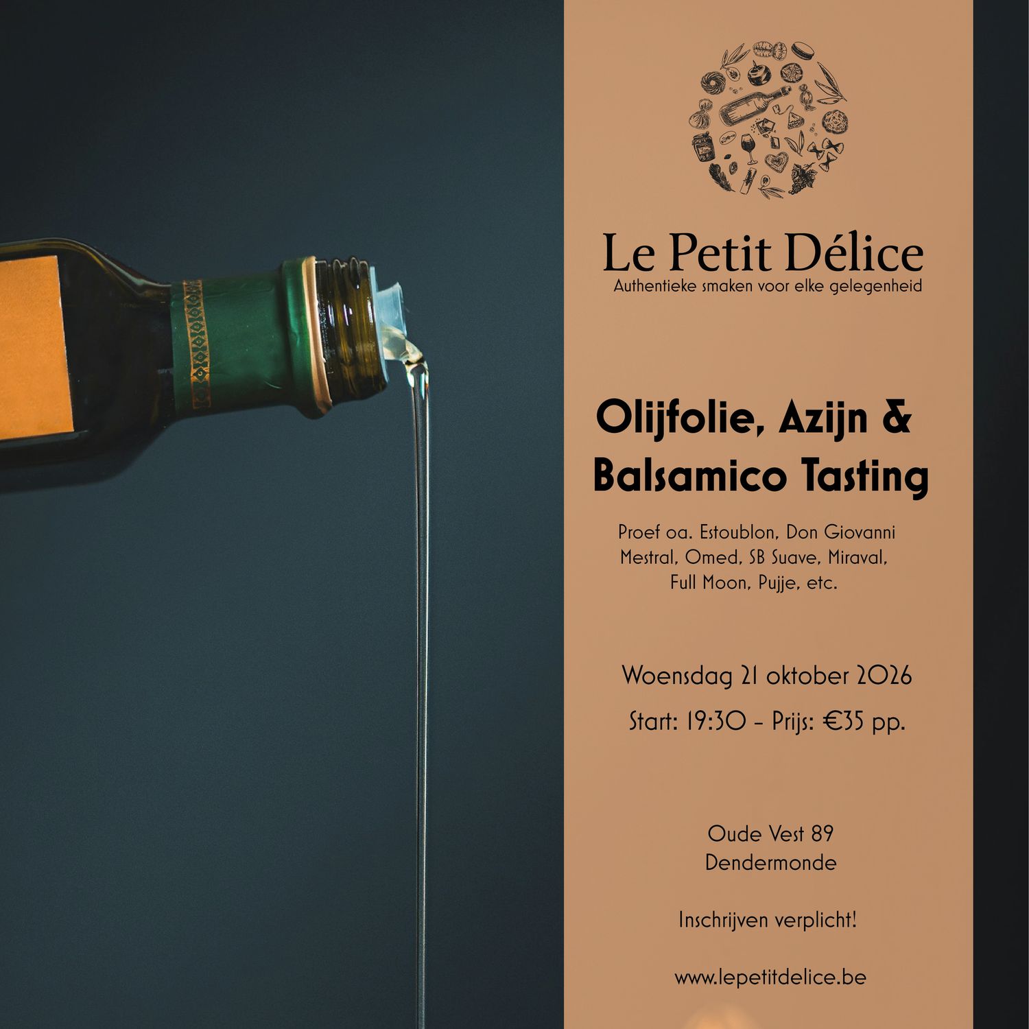 Olijfolie Tasting - 21/10/2026