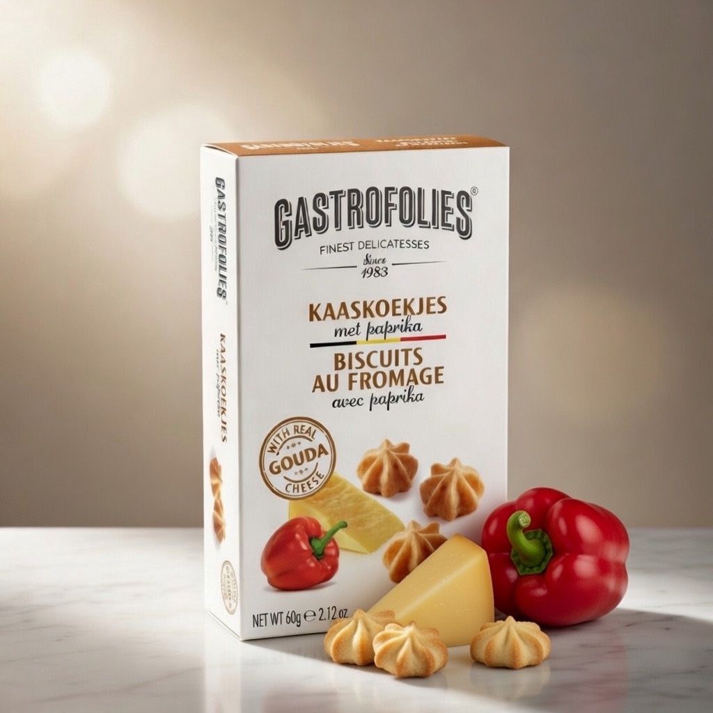Kaaskoekje met Paprika - 60gr