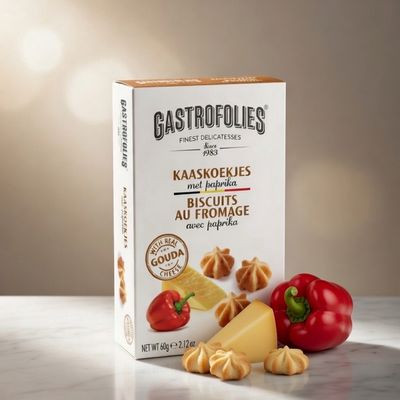 Kaaskoekje met Paprika - 60gr