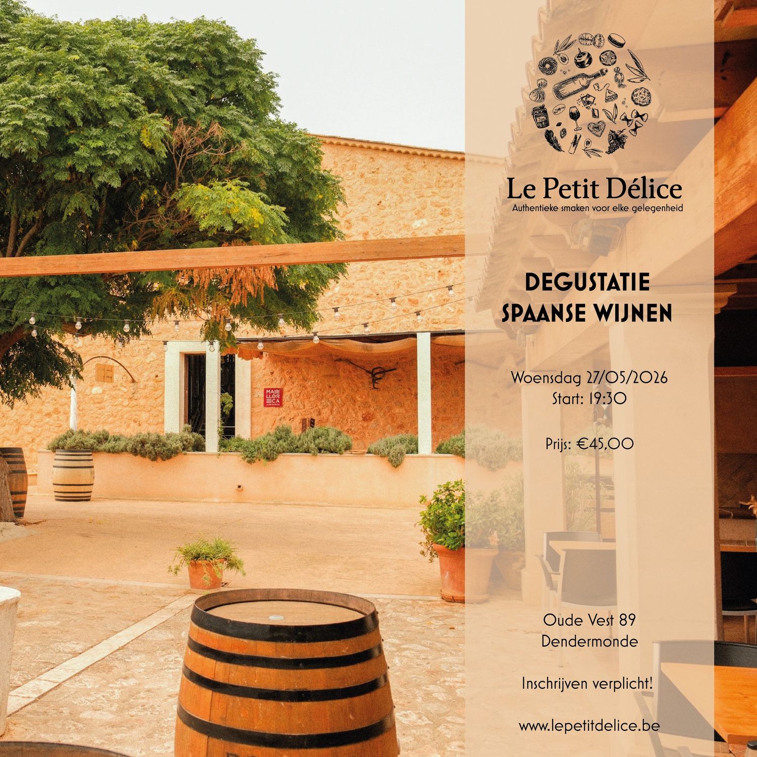 Degustatie Spaanse Wijnen - 27/05/2026
