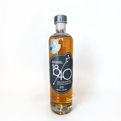 Barrel 1840 Roasted Almond Infused Aged Rum - 50cl