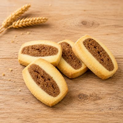 Vanillekoekjes met Speculaas - 100gr