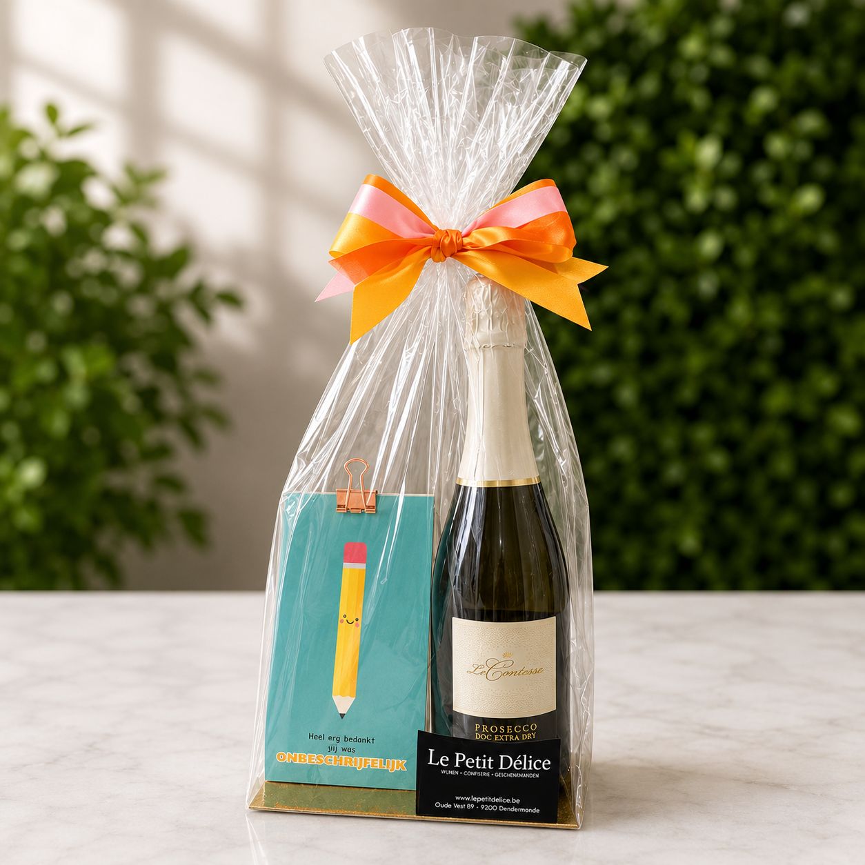 Setje Prosecco 37,5cl + bedanksnoepje