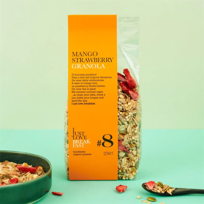 Granola Mango &amp; Aardbei - 250gr
