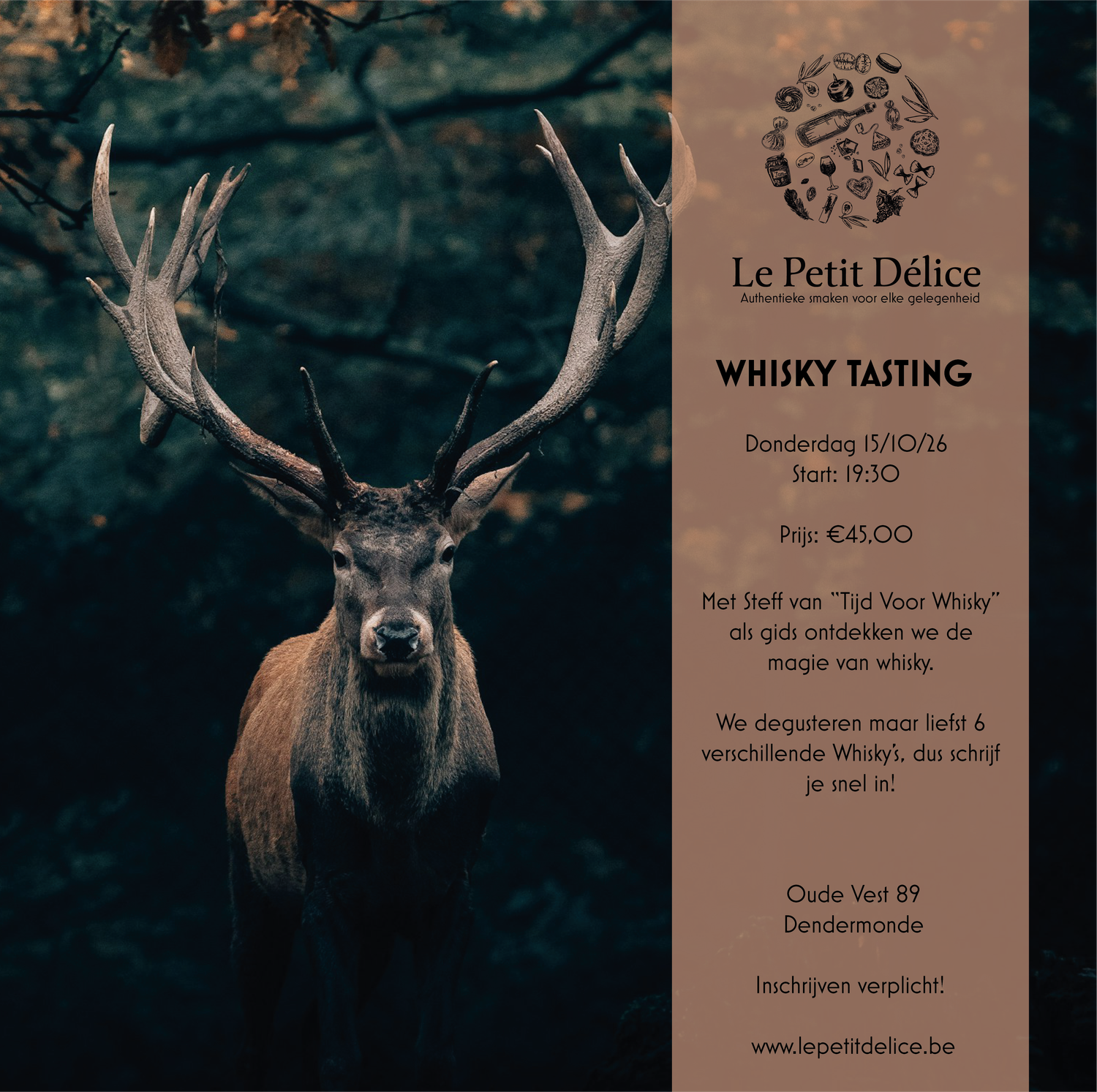 Whisky Tasting - 15/10/2026