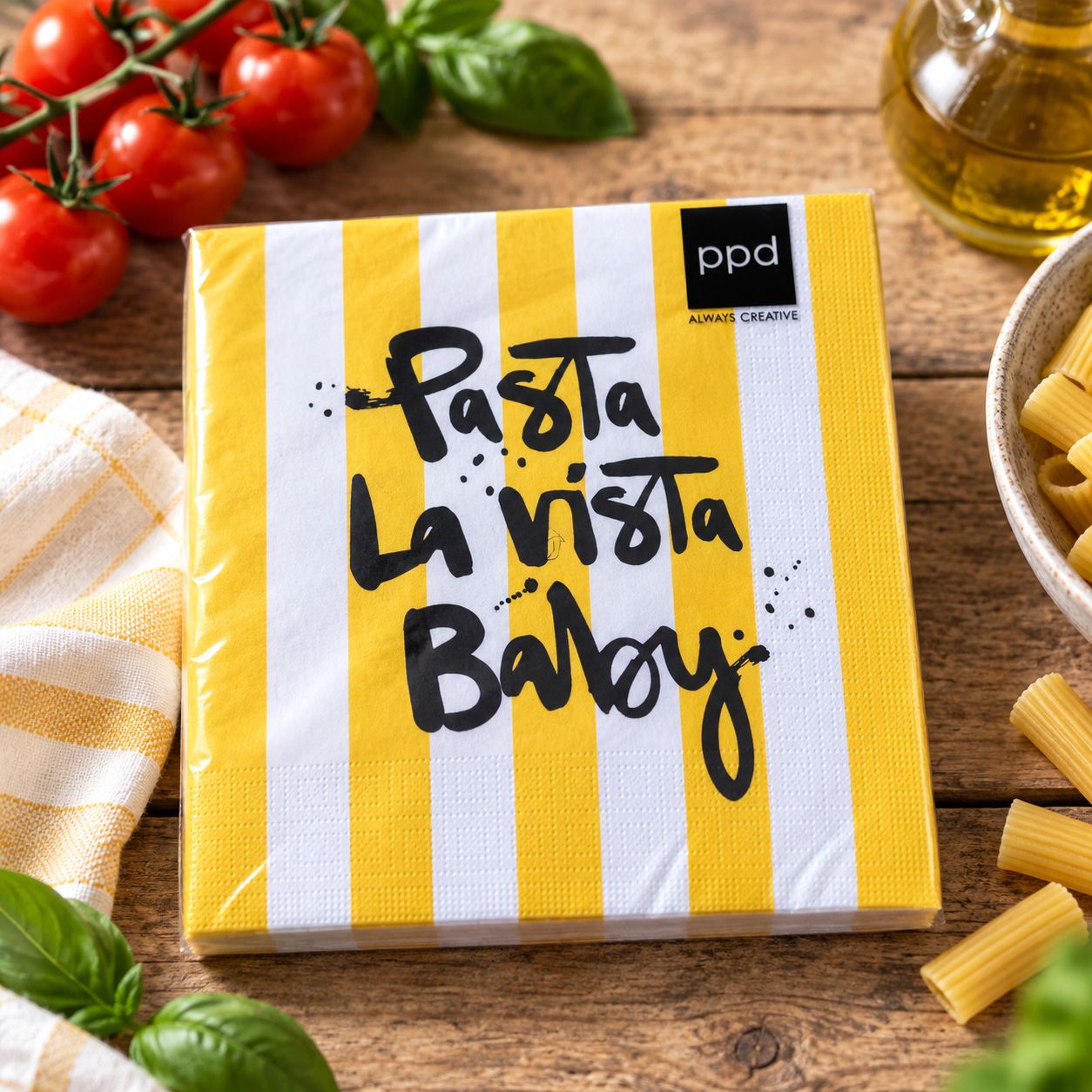Pasta La Vista Baby - 33x33cm