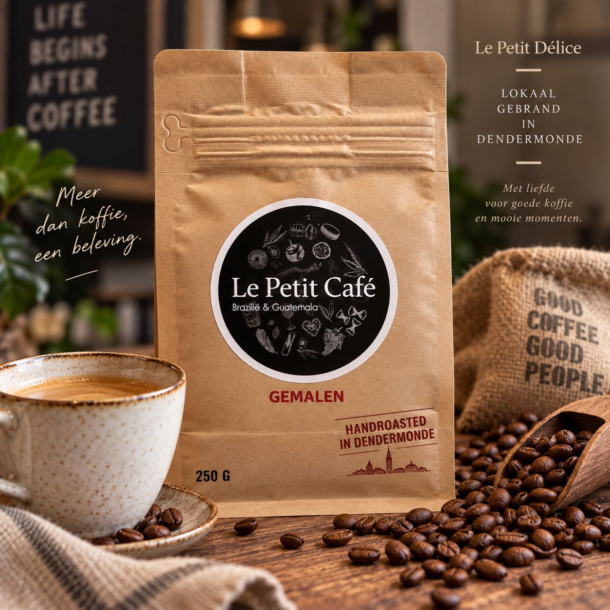 Le Petit Café - Gemalen - 250gr