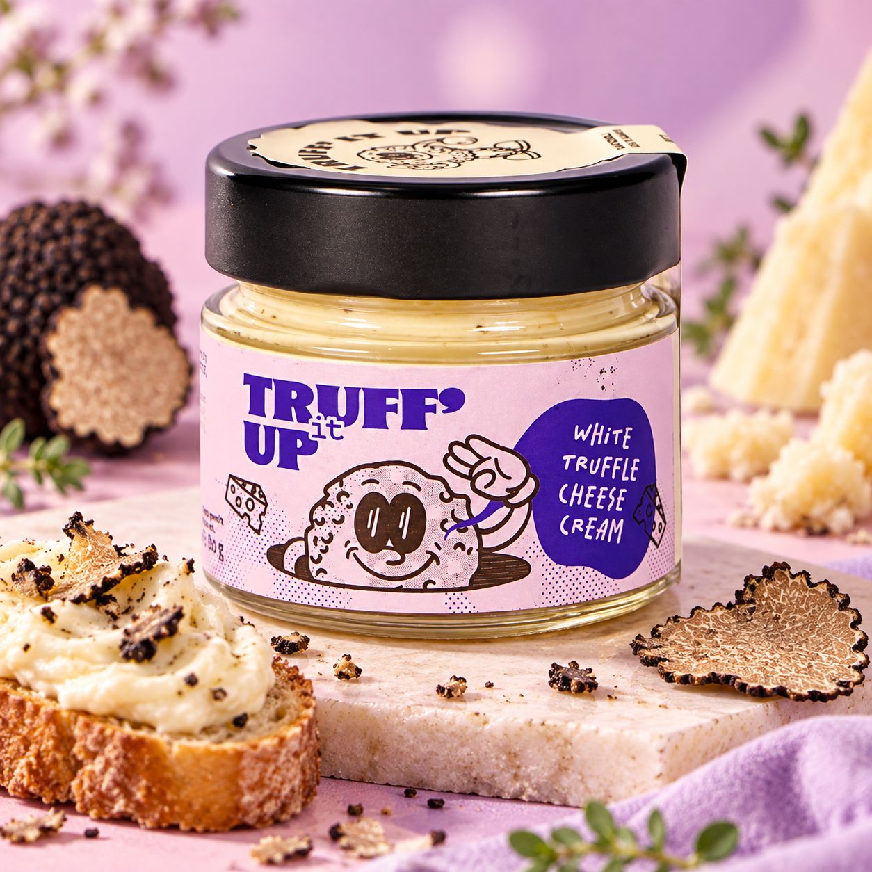 Witte Truffel Tapenade met Kaas - 80gr
