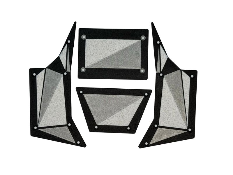 Tipro MB1 Panels Black/ Silver/ Marble White