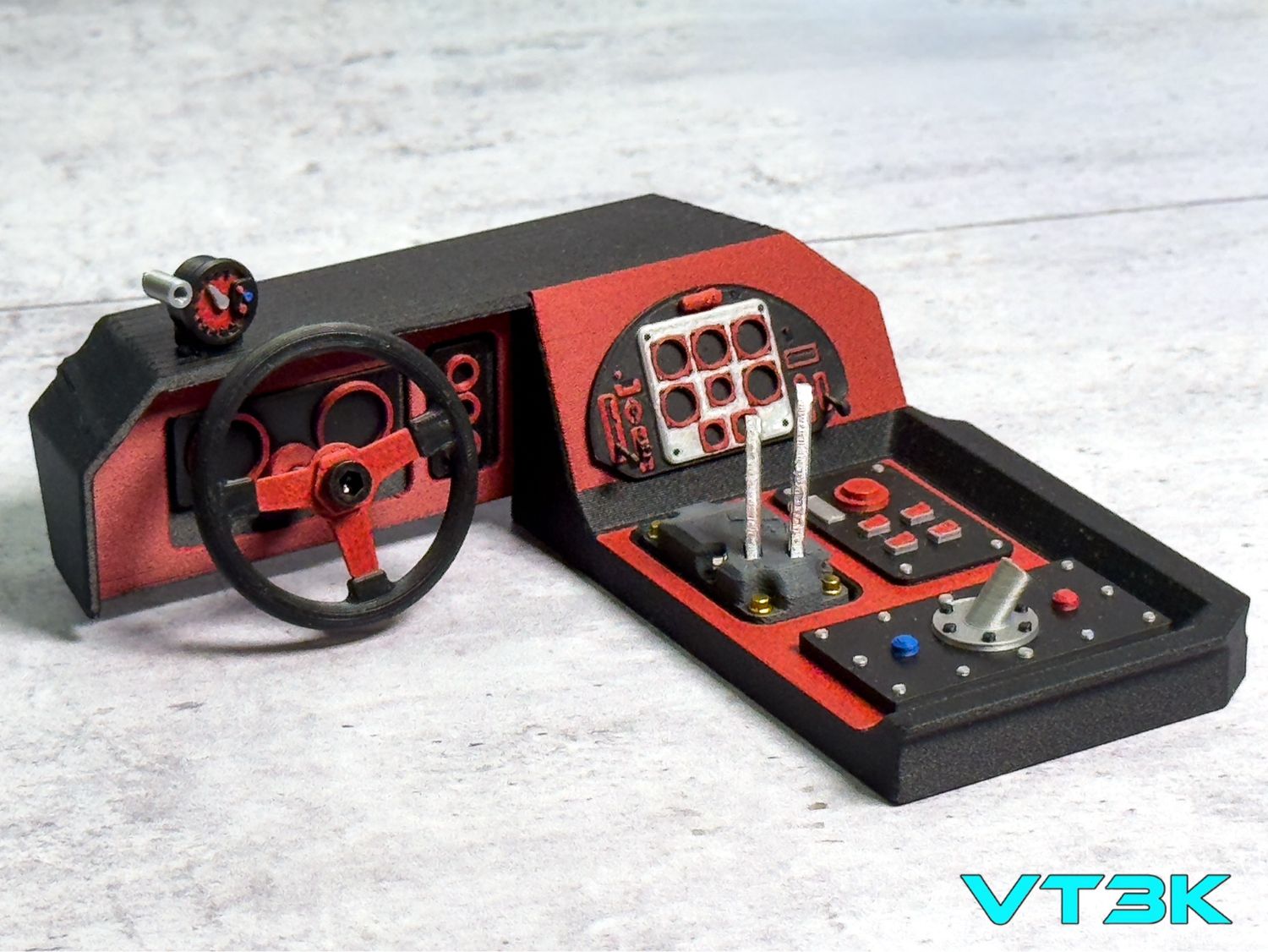 Black/Red Tipro 1/10 MB1 Interior