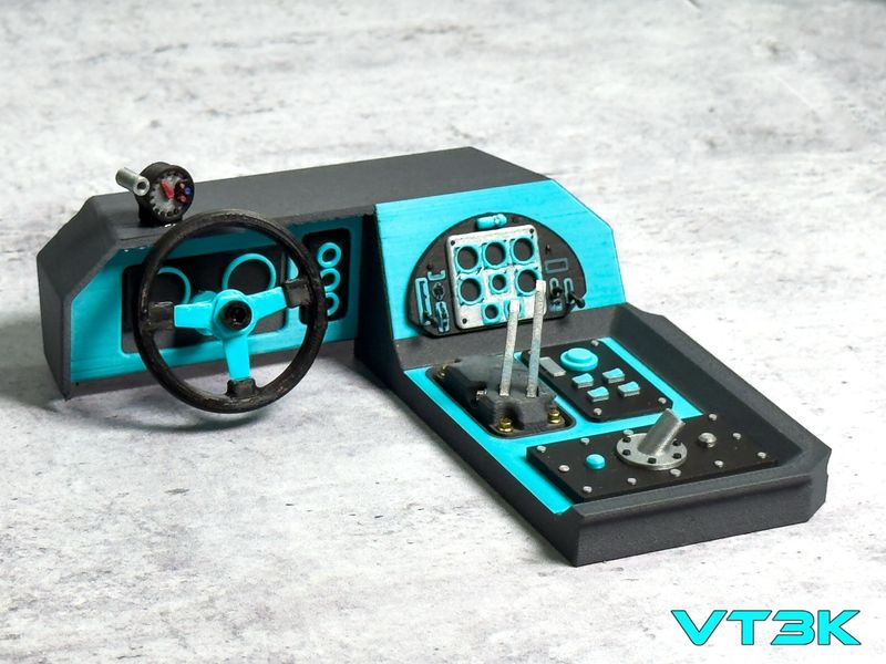 Gray/Cyan Tipro 1/10 MB1 Interior