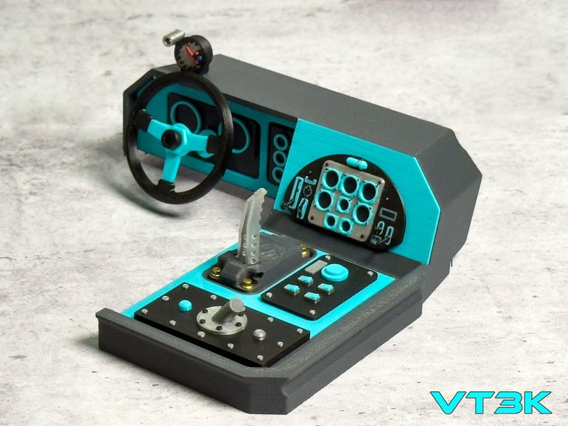Gray/Cyan Tipro 1/10 MB1 Interior