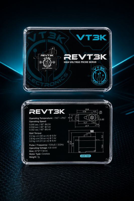 1/28 Scale Racing Revt3k servo