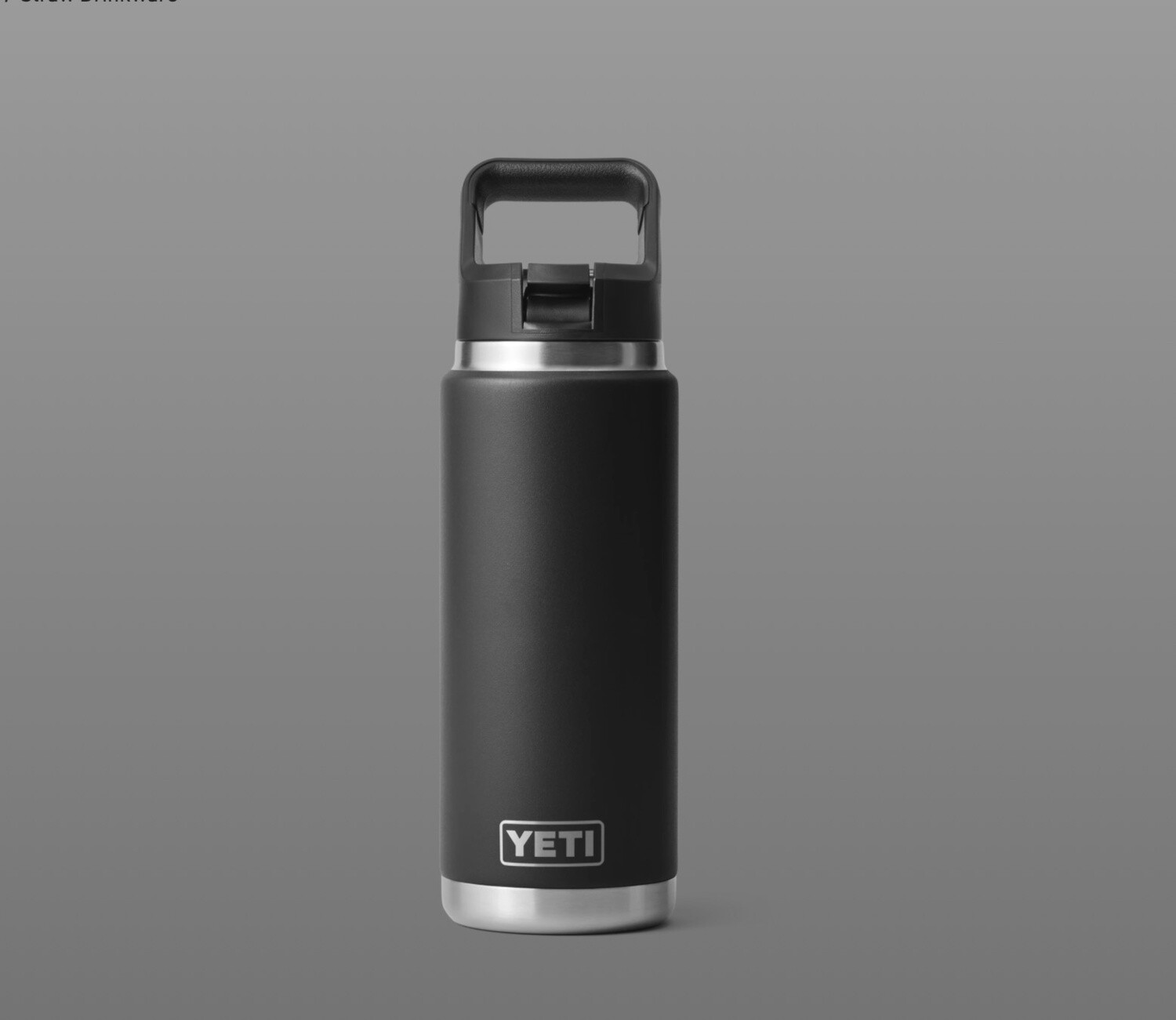Yeti Rambler Water Bottle w/ Straw Cap