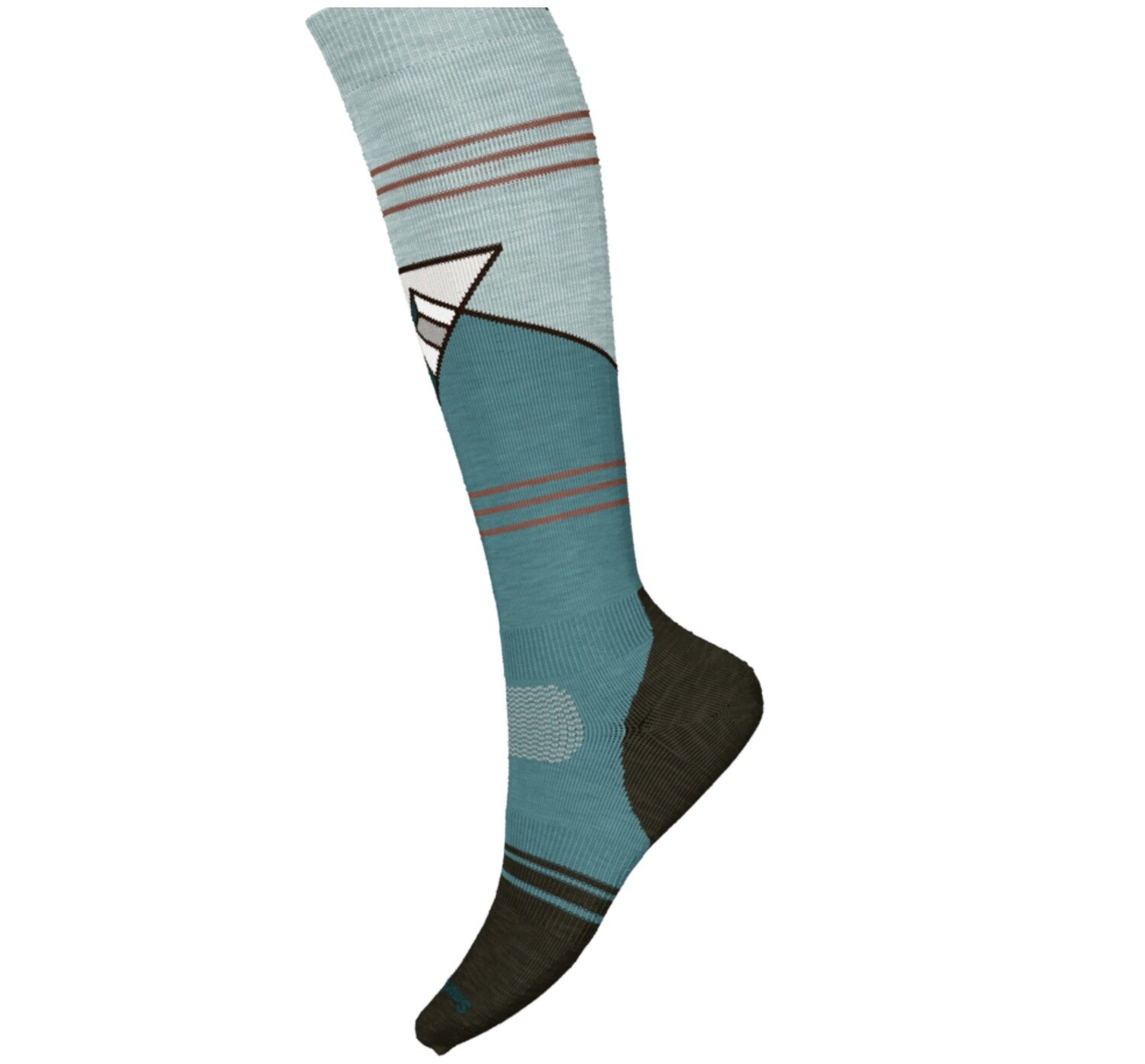 Smartwool Snowboard Full Cushion Mountain Geo Pattern OTC Socks*