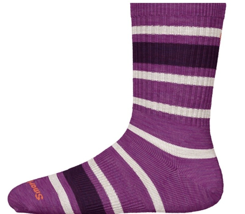 Smartwool Kids&#39; Hike Light Cushion Striped Crew Socks*