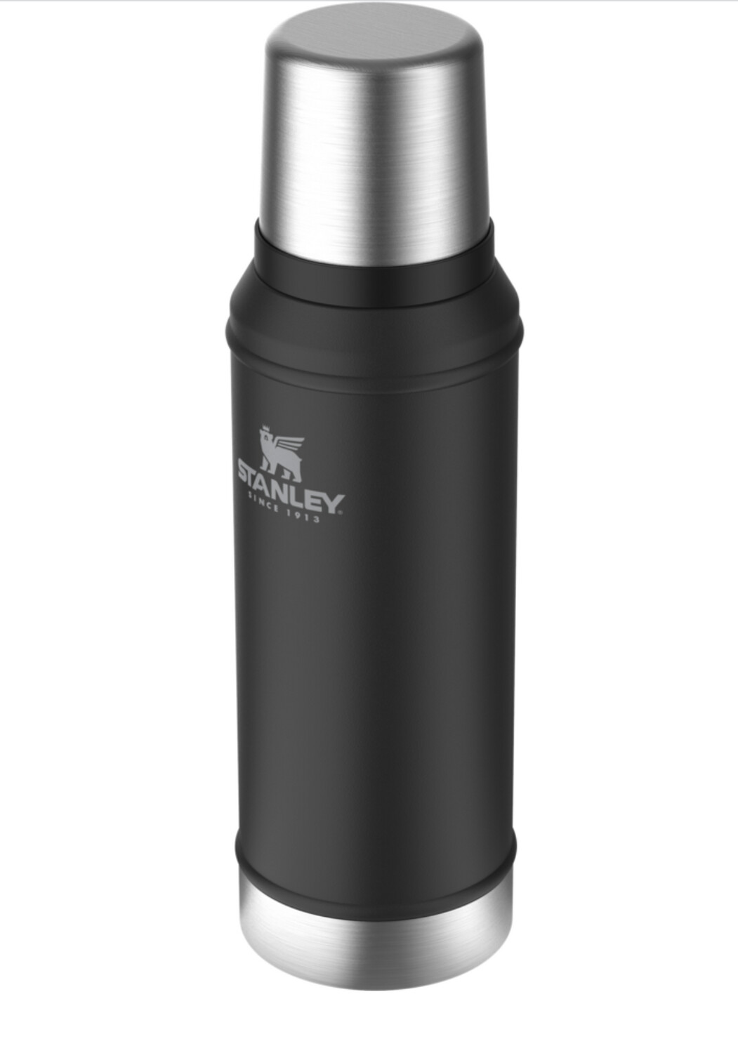 Stanley The Legendary Classic Bottle, Colour: Matte Black, Size: 1QT/0.94L