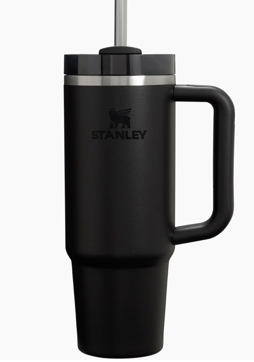 Stanley The Quencher H2.O FlowState™ Tumbler 30oz, Colour: Black 2.0, Size: 0.88L