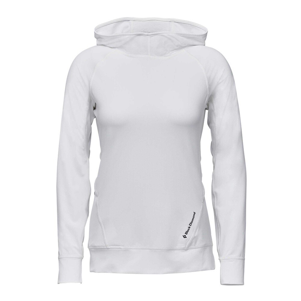 Black Diamond W Alpenglow Hoody, Colour: White, Size: S