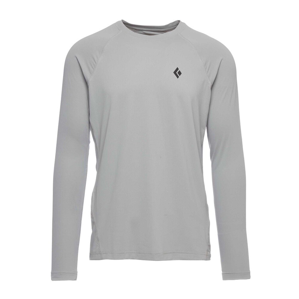 Black Diamond- M Alpenglow LS Crew, Size: S, Color: Pewter