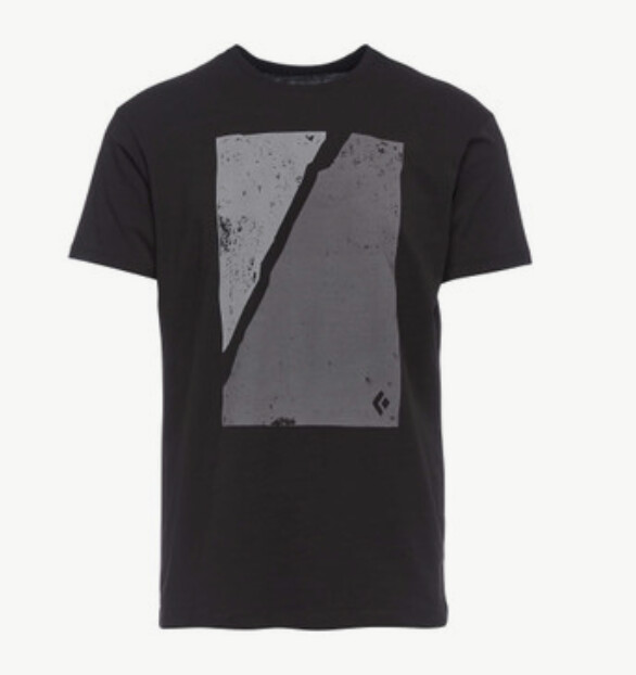 Black Diamond- M Block Print Mountain Tee, Size: S, Color: Black