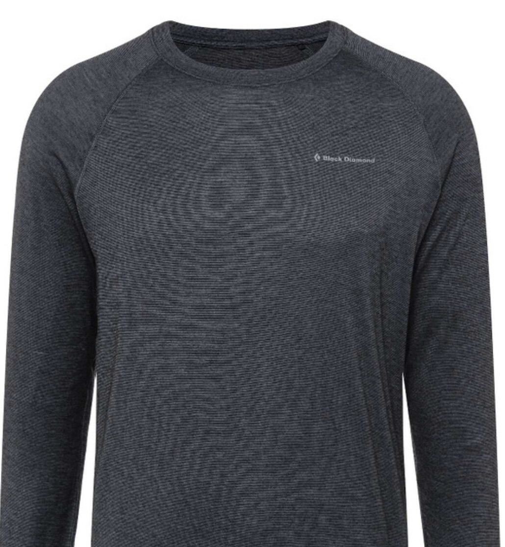 Black Diamond- M LS Rhythm Tee, Size: S, Color: Black