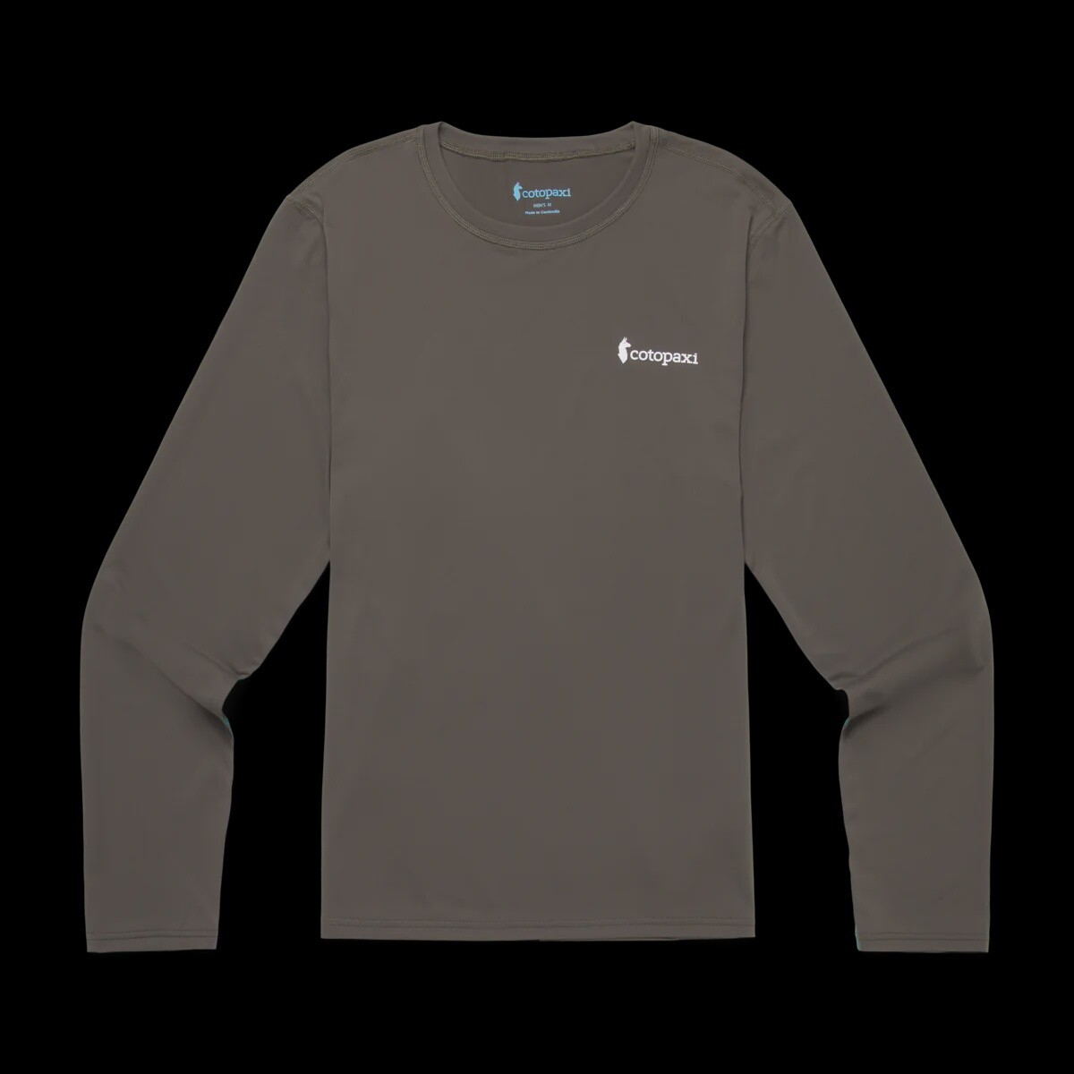 Cotopaxi Fino Long-sleeve Tech Tee Men, Colour: Iron, Size: XL