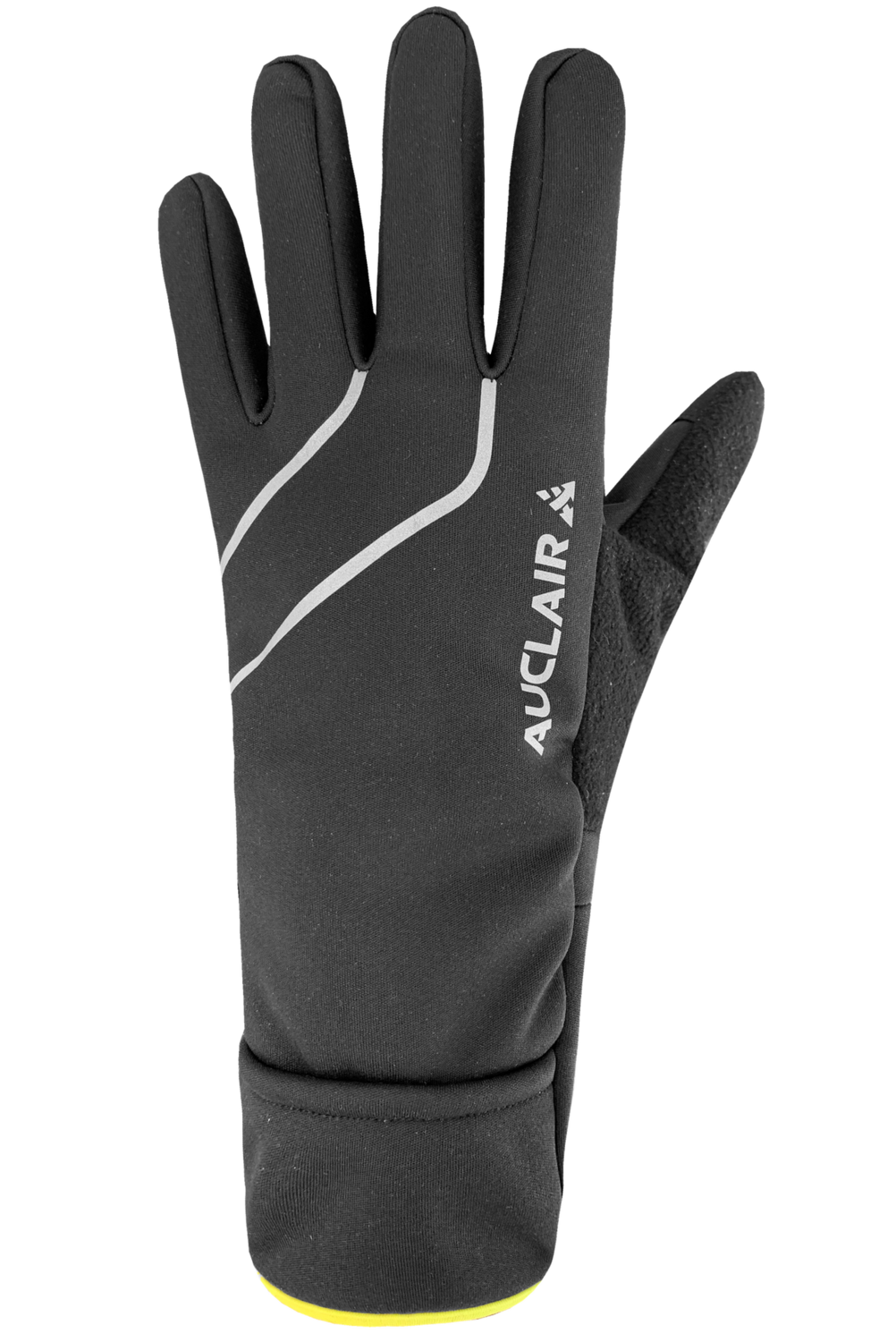 Auclair Intervals WindstopperA Running Gloves, Colour: Black/Black/Silver, Size: L