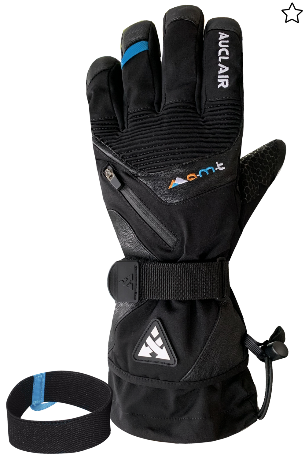 Auclair Panorama Softshell Gloves Men, Colour: Black, Size: S