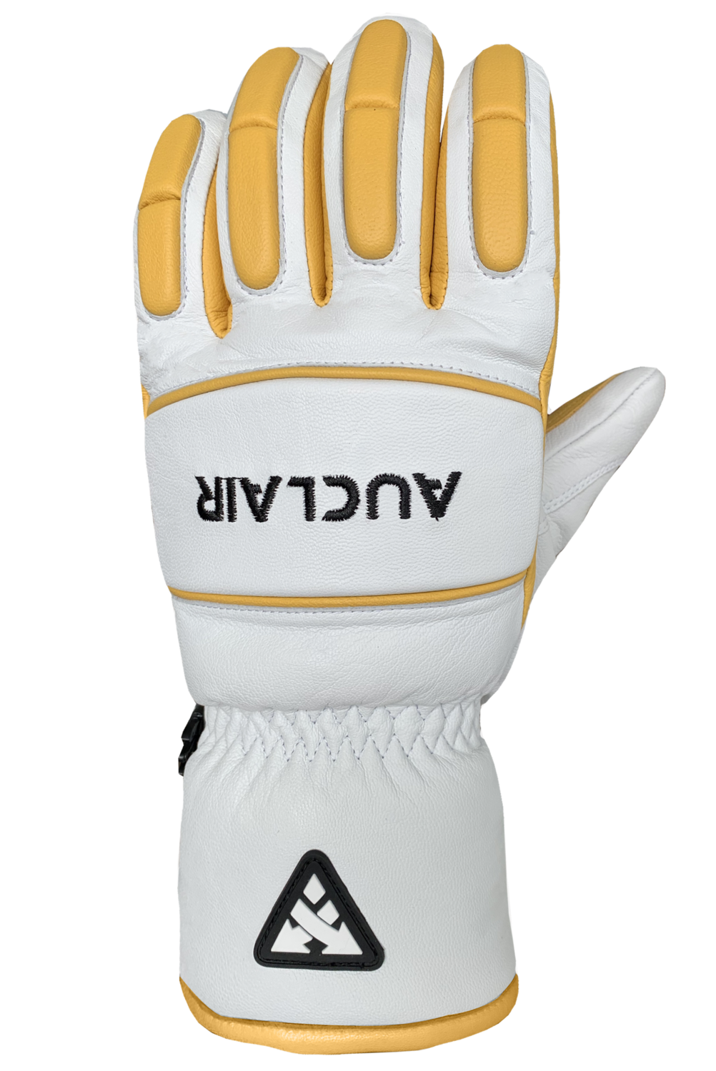 Auclair Son of T 4 Gloves, Colour: White/gold, Size: XS