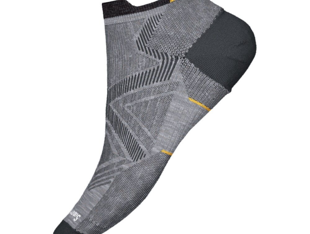 Smartwool Run Zero Cushion Low Ankle Socks*, Colour: LIGHT GRAY, Size: L