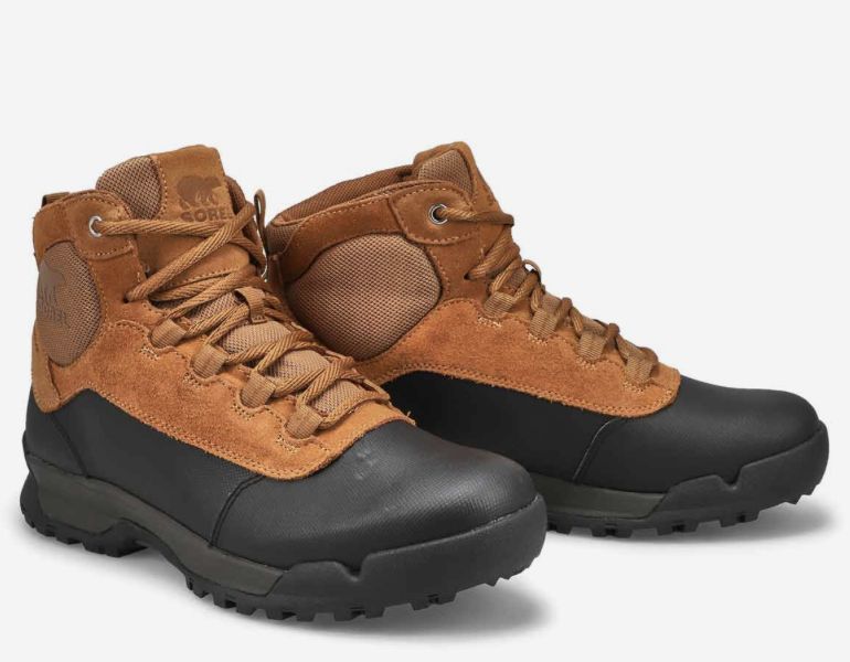 Sorel button lite lace wp, Colour: Elk, Size: 9.5