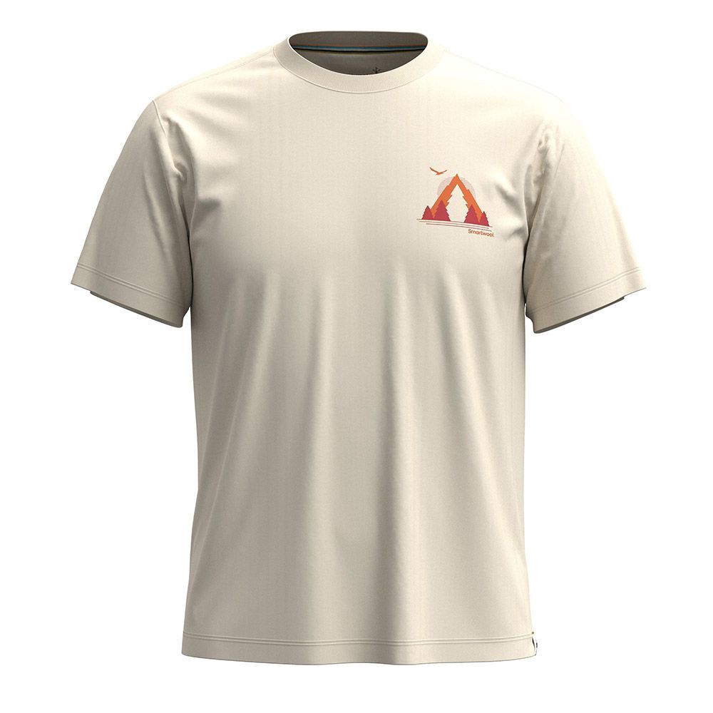 Smartwool Go Far. Feel Good. Graphic Short Sleeve Tee, Colour: Almond, Size: M