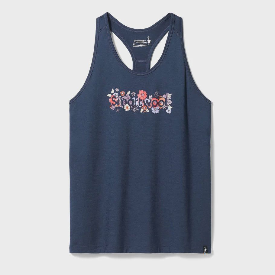 Smartwool Graphic Tank, Colour: Deep Navy, Size: S