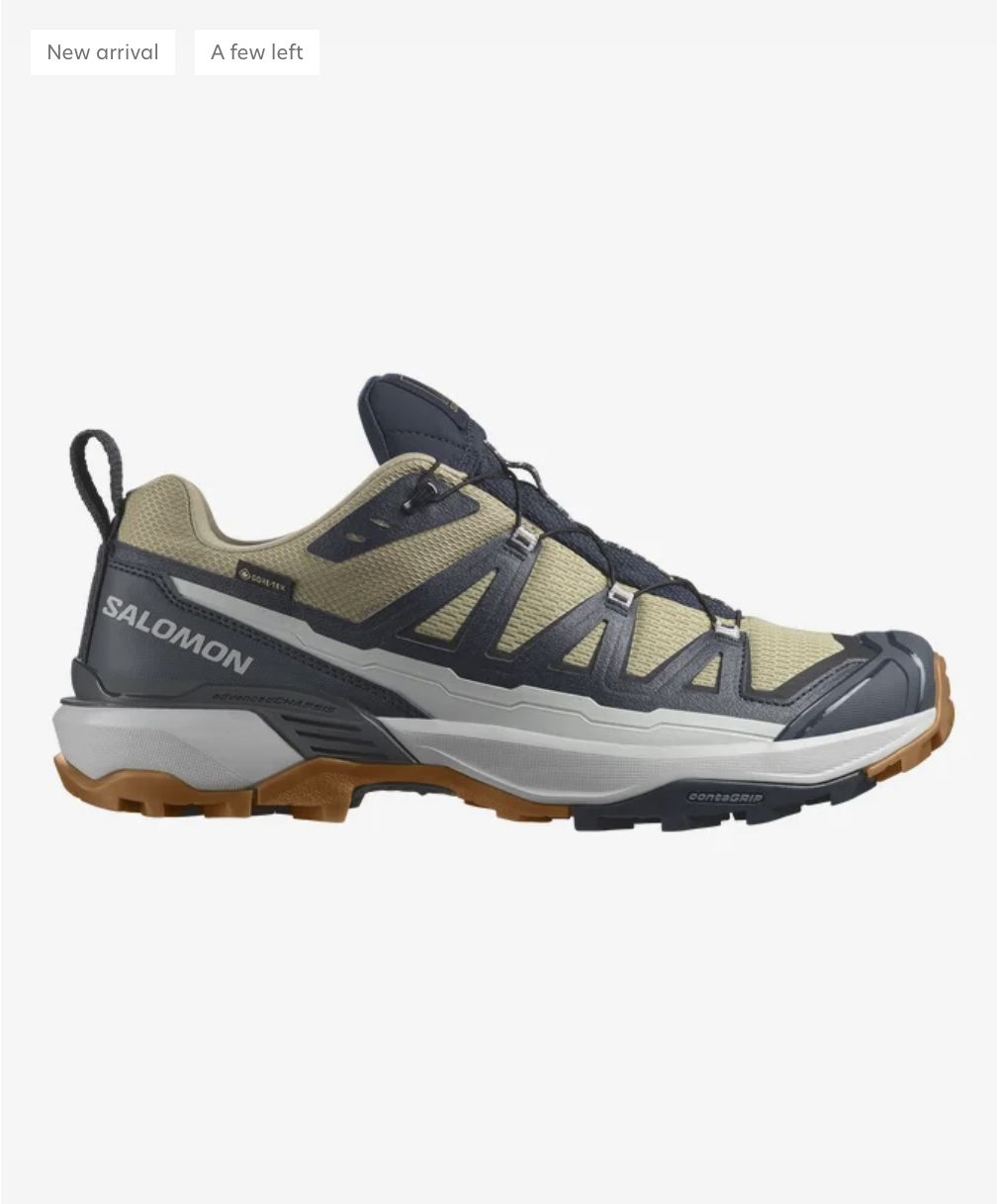 Salomon X ULTRA 360 EDGE GTX, Colour: Slate Green / Carbon / Glacier Gray, Size: US7.5
