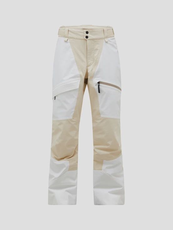 Peak Performance M 2L Stretch Pant, Colour: Sand Fog-Off White, Size: M