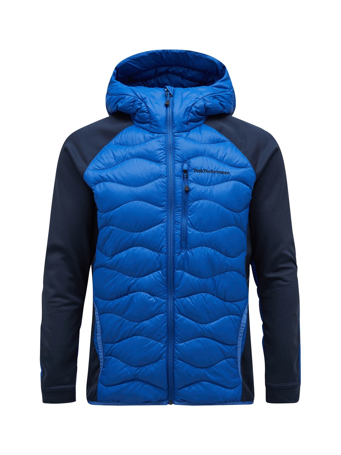 Peak Performance M Helium Down Hybrid Hood Jacket, Size: S, Colour: Limoges-Salute Blue