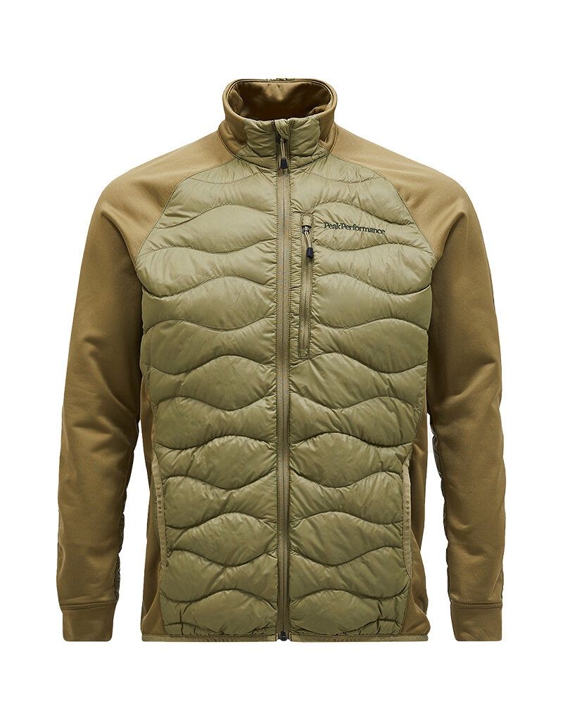 Peak Performance M Helium Down Hybrid Jacket, Colour: Snap Green, Size: S
