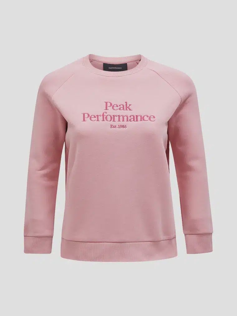Peak Performance W Original crew, Colour: Warm blush, Size: S