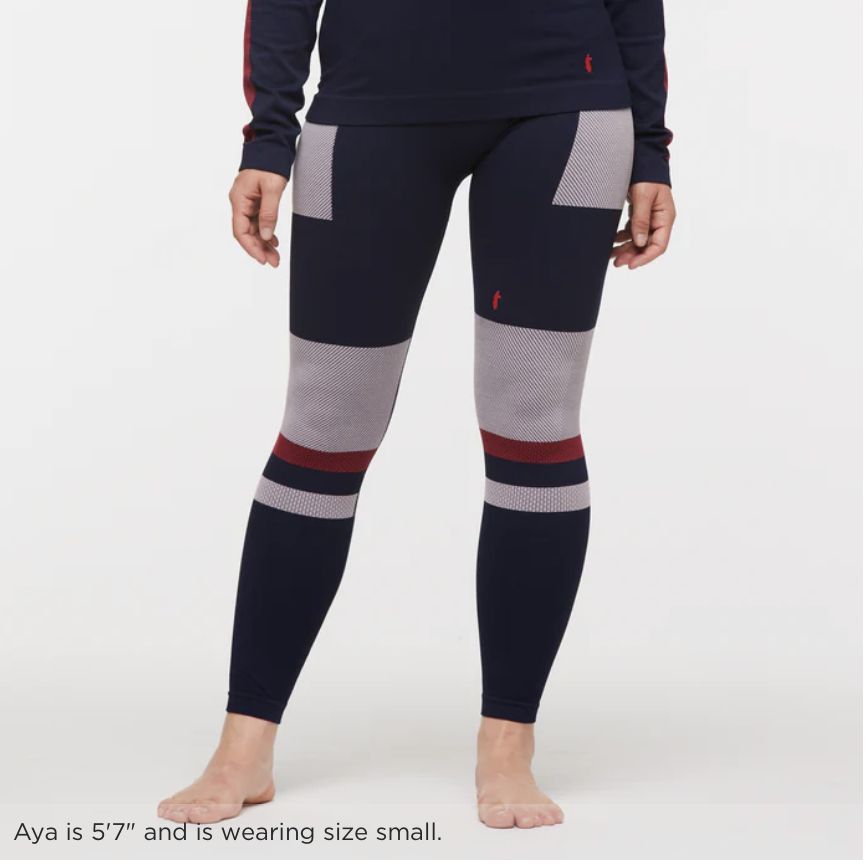 Cotopaxi seamless baselayer tight women, Colour: Ink stripes, Size: S